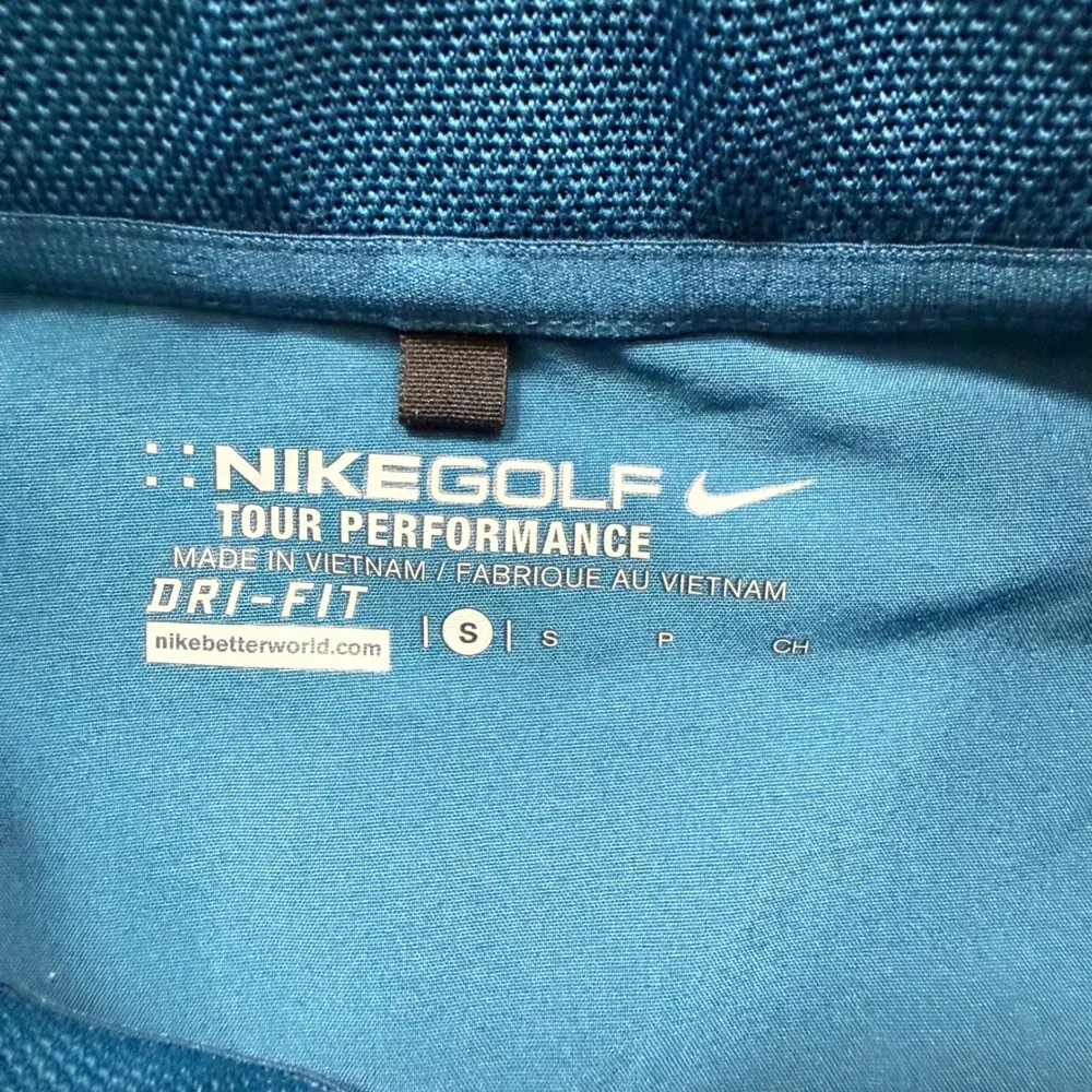 Nike Golf Tour Performance Dri-FIT Quarter Zip Pullover Blue 639883-413 Mens S